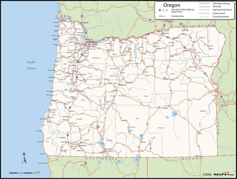 Oregon County Map Boundaries | Images and Photos finder