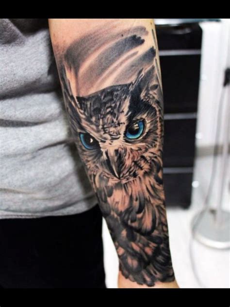 Owl Forearm Tattoo - Stunning Body Art Design