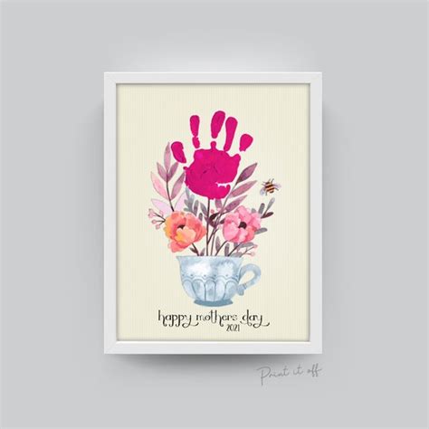 Mother's Day Handprint Art - Mom. Wife. Busy Life.