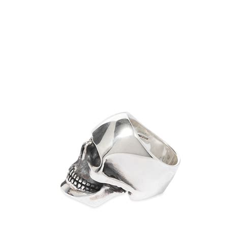 The Great Frog Medium Anatomical Skull Ring Silver | END. (CA)