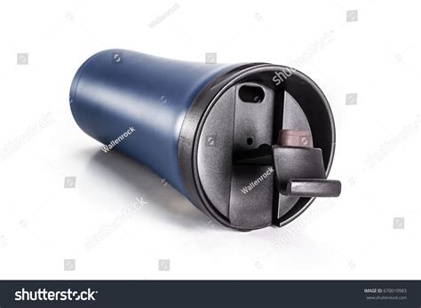 Modern Coffee Tumbler Thermos Isolated On Stock Photo 670019983 ...