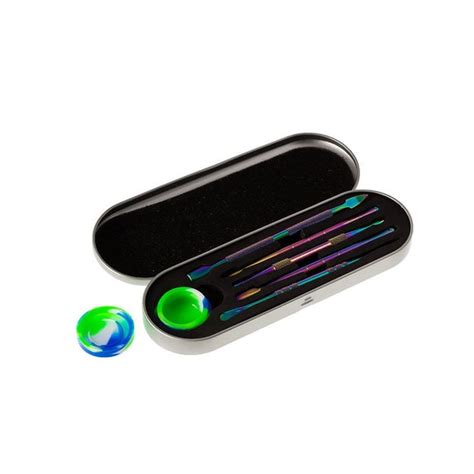 Oil Slick – 7-Piece Metal Dab Tool Kit | Smoking Outlet