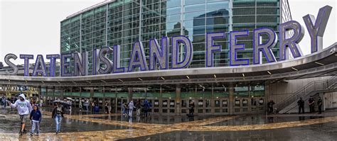 Staten Island Ferry Terminal | A rainy day panorama | NewYorkitecture ...