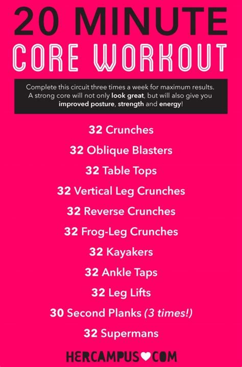 10 Insane 20 Minute Ab Workouts That Will Help You Say Bye To Belly Fat! - TrimmedandToned 5 ...