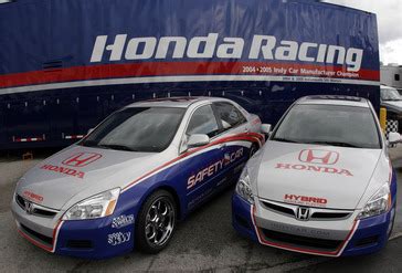 Honda Accord Hybrid Named IndyCar Series Pace Car