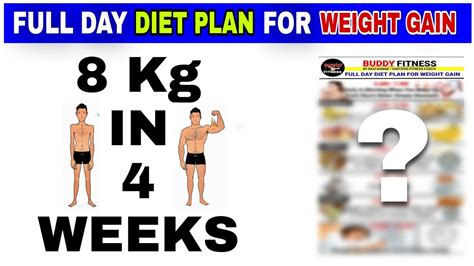 FULL DAY DIET PLAN FOR WEIGHT GAIN - Priority Health