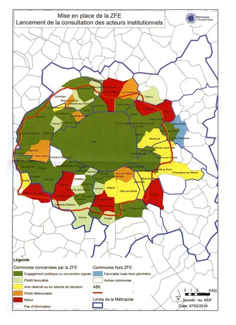 France Low Emission Zones Map