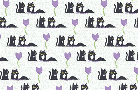 Cat wrapping paper cute black cat gift wrap single sheet of | Etsy