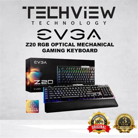 EVGA Z20 RGB Optical Mechanical Gaming Keyboard [Optical Mechanical ...