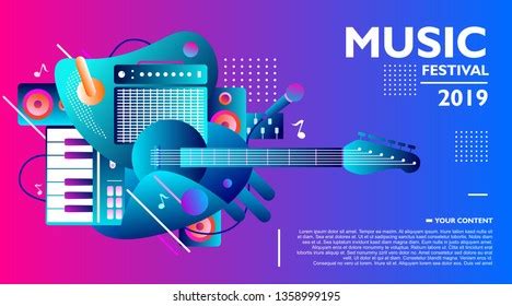 Music Banner Design Templates Music Festival Stock Vector (Royalty Free ...