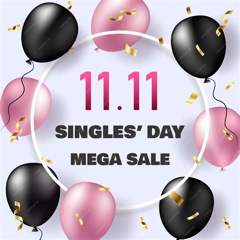 Premium Vector | November 11 Singles Day Sale.