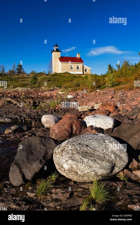 Copper Harbor Lighthouse Copper Harbor Michigan Stock Photo - Alamy