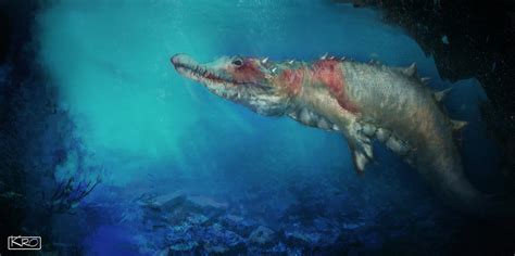 Creature underwater cave . hybride crocodile by kroximagine on DeviantArt