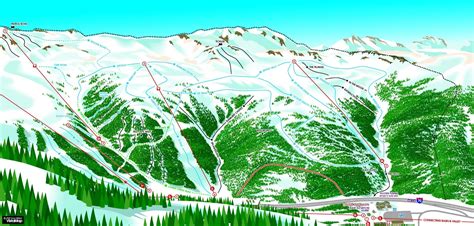 Loveland North View Ski Trail Map - Colorado United States • mappery