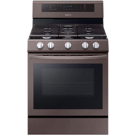 Samsung 5-Burner 5.8-cu ft Self-cleaning True Convection Freestanding ...