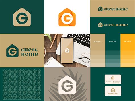 Guesthome logo | for real estate business by Arafat Hossain | Logo Designer on Dribbble