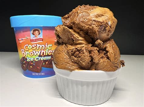 REVIEW: Little Debbie Cosmic Brownies Ice Cream - Junk Banter