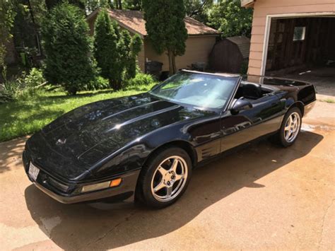 1989 Corvette Convertible Triple Black - Classic Chevrolet Corvette ...