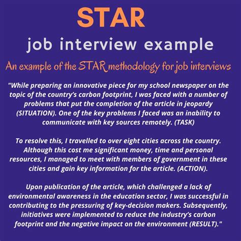 Star Interview Method Questions And Answers - unique interview questions