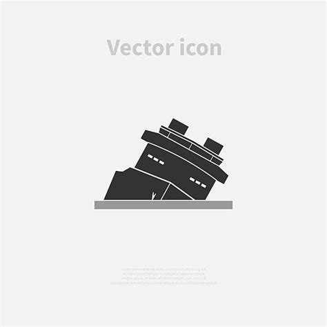 50+ Sinking Ship Silhouette Stock Illustrations, Royalty-Free Vector ...