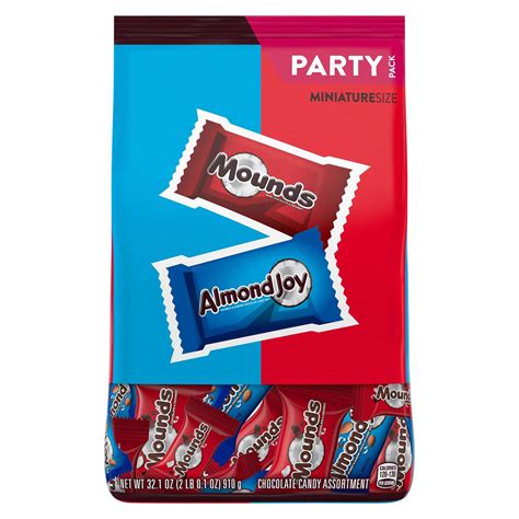 Hershey's Almond Joy & Mounds Miniature Size Chocolate Party Pack - Shop Candy at H-E-B