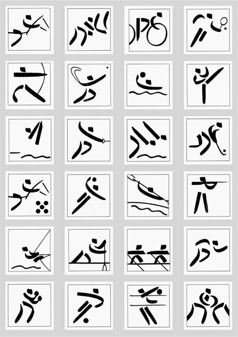 The History of the Olympic Games icons - Icon Utopia