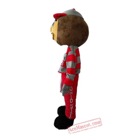 Brutus Mascot Costume Adult Brutus Buckeye Costume