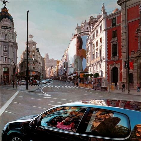 Imágenes Arte Pinturas: Cuadros de Paisajes Urbanos Hiperrealistas Por Modesto Trigo, Pintor Español