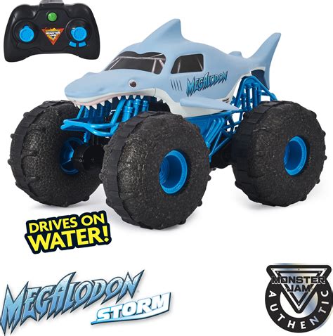 Monster Jam, Official Megalodon Storm All-Terrain Remote Control ...