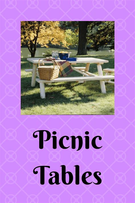 List of Picnic Tables