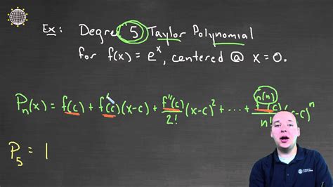 Taylor Polynomial Example 1 - YouTube