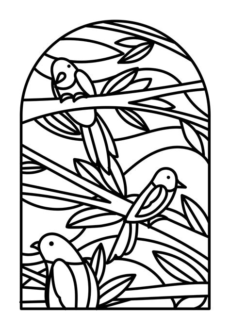 Stained Glass Patterns Free, Stained Glass Birds, Stained Glass Designs ...