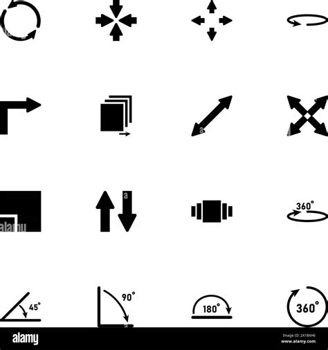 Rotate icon - Expand to any size - Change to any colour. Perfect Flat Vector Contains such Icons ...