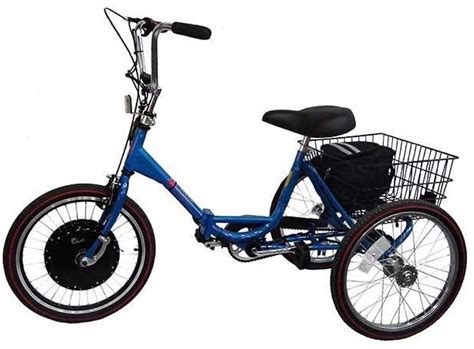 Worksman Lightning Electric Folding Port O Trike Adult Tricycle - UltraRob: Cycling and Outdoor ...