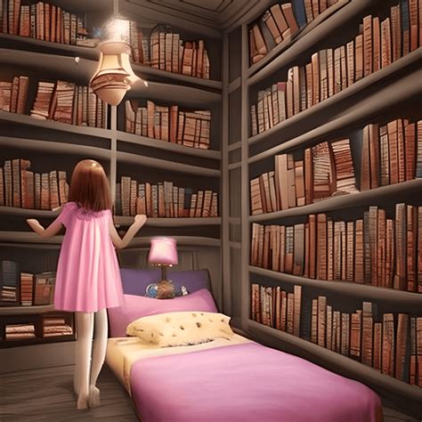 Fantasy Library with Magical Books · Creative Fabrica