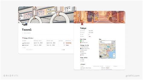 The Best Notion Travel Templates to Plan Your Trip Itinerary | Gridfiti