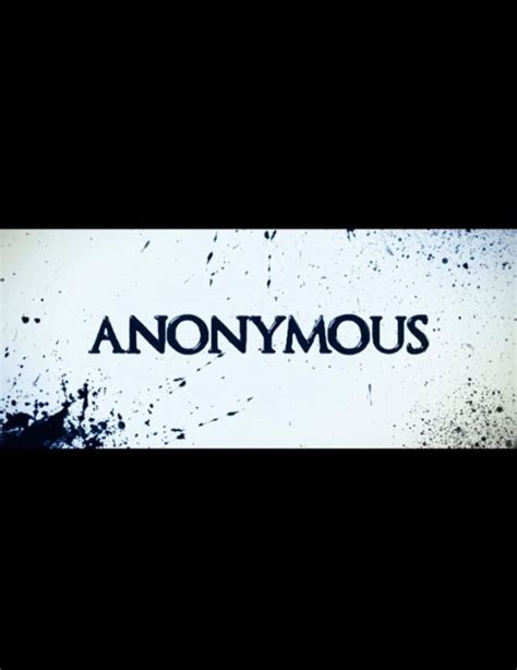 HD Trailers: Anonymous Movie HD Trailers Download