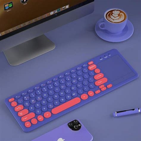 Bluetooth & Wireless Keyboard With Touchpad - IOS / Windows