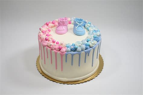 Gender Reveal Drip Cake|Dessert Works