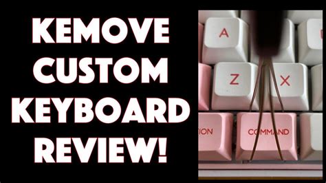 Kemove 64/66 Key Customizable Bluetooth Mechanical Keyboard - REVIEW - YouTube