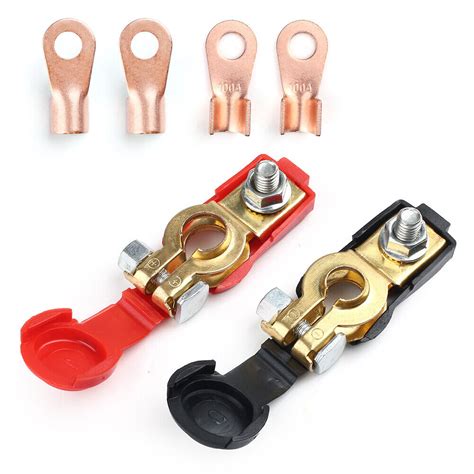 Car Positive(17mm)& Negative (16mm) Battery Cable Terminal Clamps ...