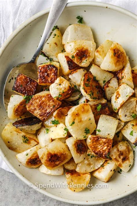 Simple Roasted Turnips (Freezer-Friendly!) - Spend With Pennies