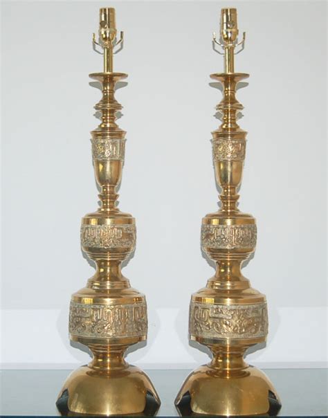 The Design Enthusiast: Vintage love ~ Brass Table lamps :)