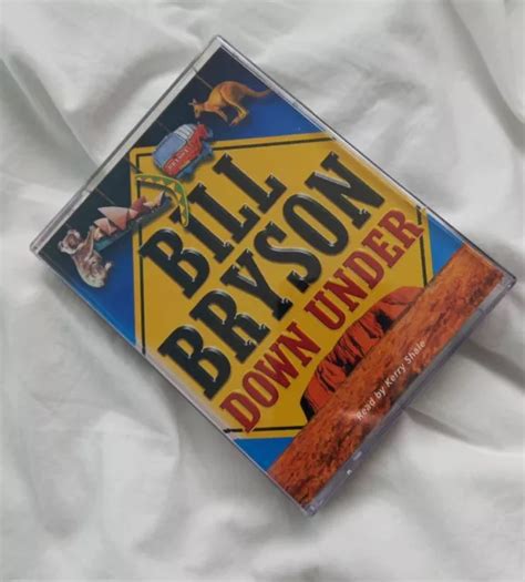 BILL BRYSON DOWN Under AudioBook Cassette Tapes Narration By Kerry Shale £5.95 - PicClick UK