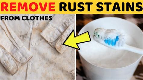 How to Remove Rust Stains From Clothes With Simple Way Home Remedies ...