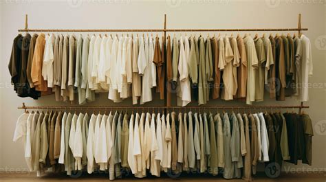 Generative AI, Cloth store aesthetic background, photo of clothes ...