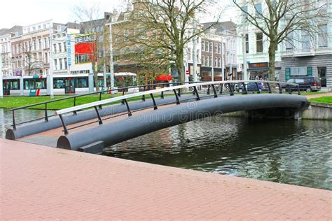 Bridge Over Canal in Rotterdam. Editorial Photo - Image of natural ...