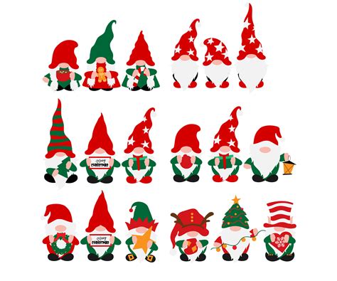 Christmas Gnomes Bundle - Svgfile.co - 0.99 Cent SVG Files - Life Time Access