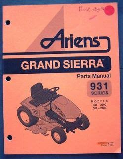 Download free Ariens Lawn Tractor Service Manual - trackerluv