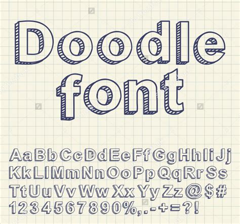 17+ Doodle Fonts - TTF, OTF Download | Design Trends - Premium PSD ...